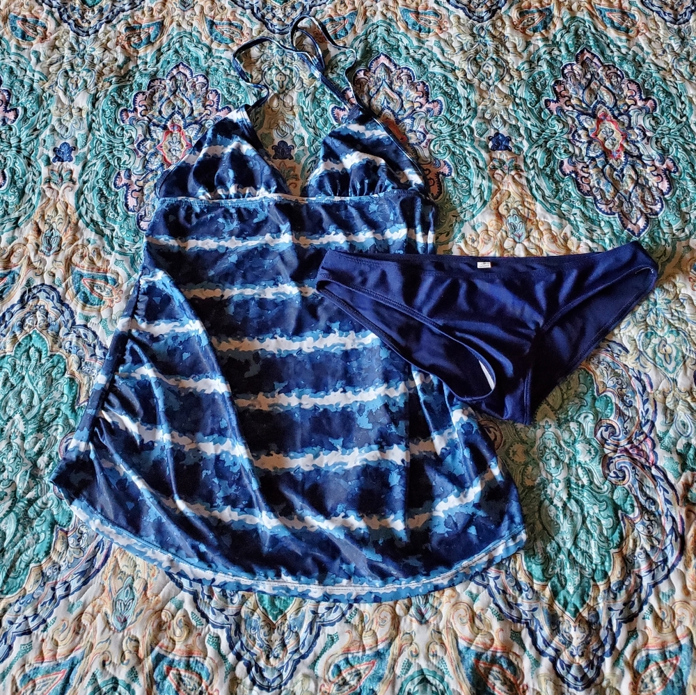 Maternity 2 Piece Tankini Swim Suit